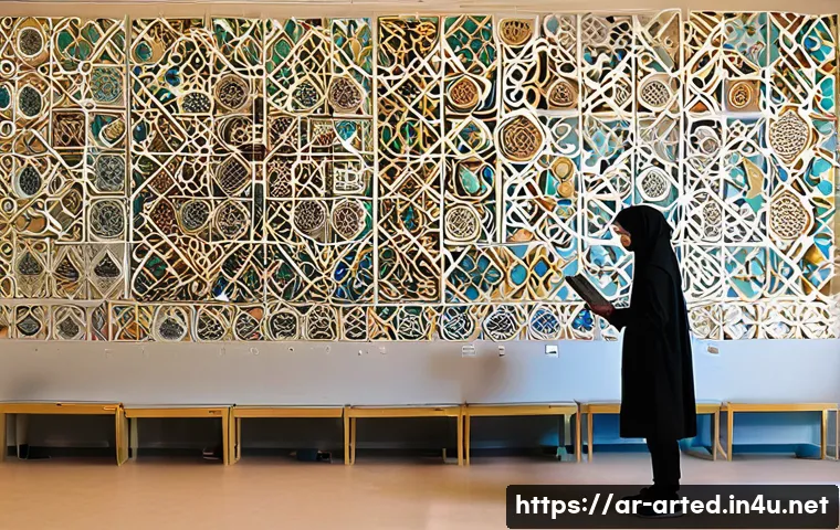 미술교육사와 창의적 학습법 - A vibrant modern classroom scene in an Arabic cultural setting, showing diverse students aged around...